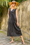 Long Linen Kyla Dress 127-167