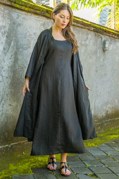 Linen Taso Coat Dress 139-167